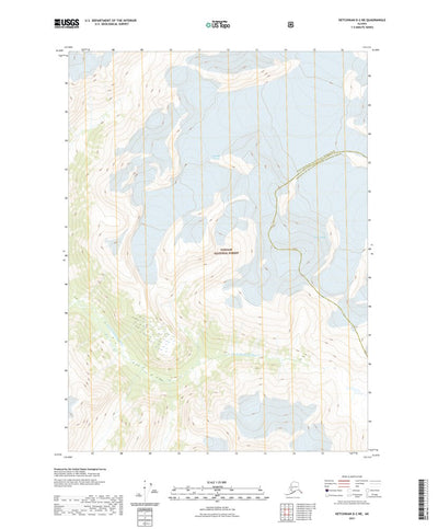 United States Geological Survey Ketchikan D-2 NE, AK (2021, 25000-Scale) digital map