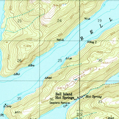 United States Geological Survey Ketchikan D-5, AK (1952, 63360-Scale) digital map