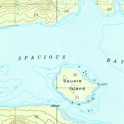United States Geological Survey Ketchikan D-6, AK (1952, 63360-Scale) digital map