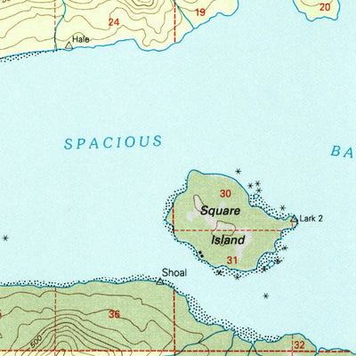 United States Geological Survey Ketchikan D-6, AK (2000, 63360-Scale) digital map
