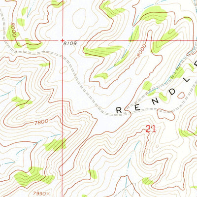 United States Geological Survey Ketchum Buttes, WY (1961, 24000-Scale) digital map
