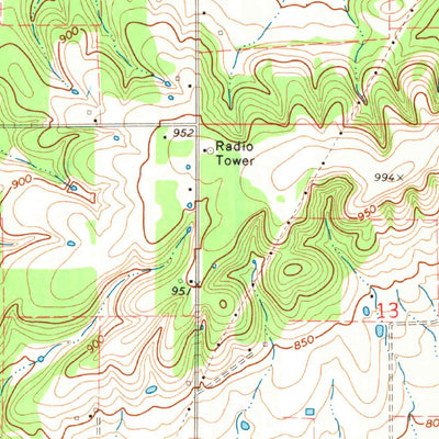 United States Geological Survey Ketchum, OK (1971, 24000-Scale) digital map