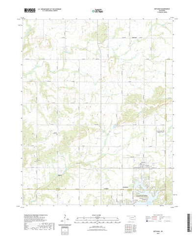 United States Geological Survey Ketchum, OK (2022, 24000-Scale) digital map