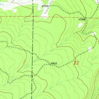 United States Geological Survey Ketchum Reservoir, OR (1977, 24000-Scale) digital map