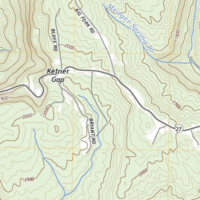 United States Geological Survey Ketner Gap, TN (2022, 24000-Scale) digital map