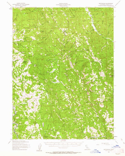 United States Geological Survey Kettenpom, CA (1955, 62500-Scale) digital map