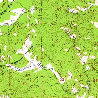 United States Geological Survey Kettenpom, CA (1955, 62500-Scale) digital map