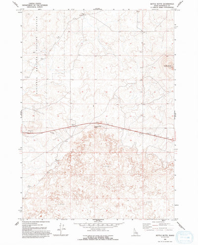 United States Geological Survey Kettle Butte, ID (1964, 24000-Scale) digital map