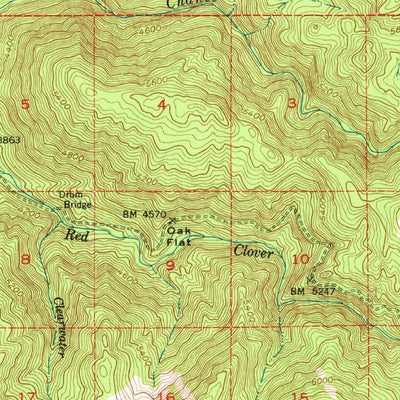United States Geological Survey Kettle Rock, CA (1950, 62500-Scale) digital map