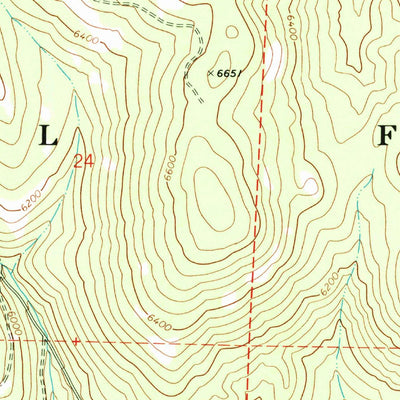 United States Geological Survey Kettle Rock, CA (1972, 24000-Scale) digital map
