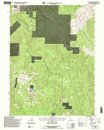 United States Geological Survey Kettle Rock, CA (1994, 24000-Scale) digital map
