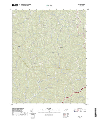 United States Geological Survey Kettle, WV (2023, 24000-Scale) digital map