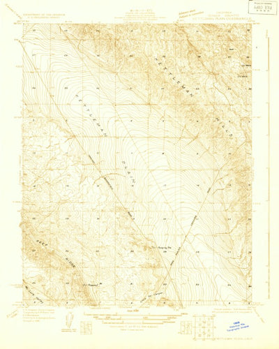 United States Geological Survey Kettleman Plain, CA (1930, 31680-Scale) digital map