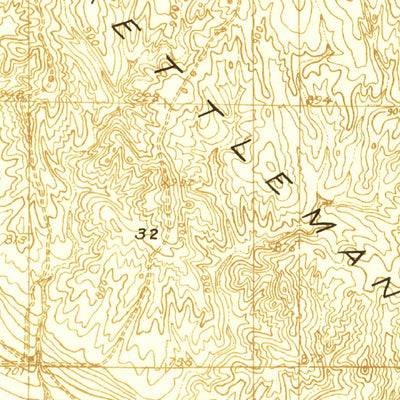 United States Geological Survey Kettleman Plain, CA (1930, 31680-Scale) digital map