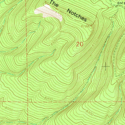 United States Geological Survey Kettner Canyon, NM (1963, 24000-Scale) digital map