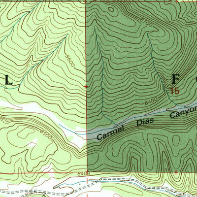 United States Geological Survey Kettner Canyon, NM (1995, 24000-Scale) digital map