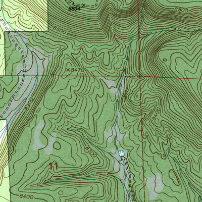 United States Geological Survey Kettner Canyon, NM (1995, 24000-Scale) digital map