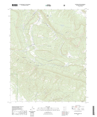 United States Geological Survey Kettner Canyon, NM (2023, 24000-Scale) digital map