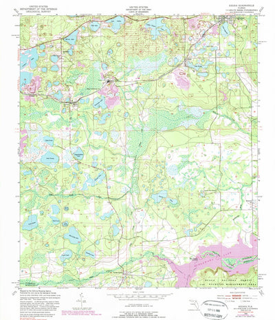 United States Geological Survey Keuka, FL (1949, 24000-Scale) digital map