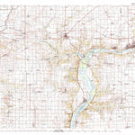 United States Geological Survey Kewanee, IL (1985, 100000-Scale) digital map