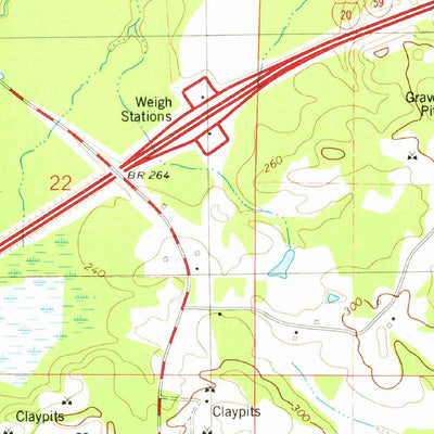 United States Geological Survey Kewanee, MS-AL (1974, 24000-Scale) digital map