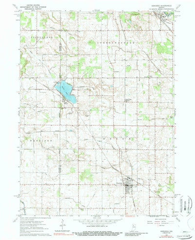 United States Geological Survey Kewanna, IN (1962, 24000-Scale) digital map
