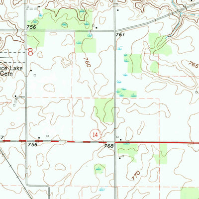 United States Geological Survey Kewanna, IN (1962, 24000-Scale) digital map