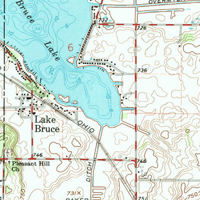 United States Geological Survey Kewanna, IN (1962, 24000-Scale) digital map