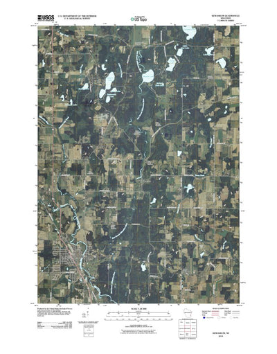 United States Geological Survey Kewaskum, WI (2010, 24000-Scale) digital map