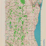 United States Geological Survey Kewaunee, WI (1954, 62500-Scale) digital map