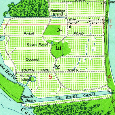 United States Geological Survey Key Biscayne, FL (1947, 24000-Scale) digital map