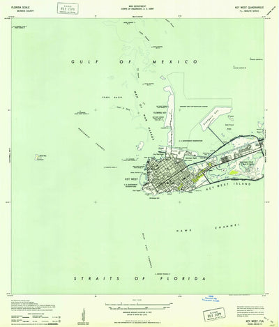 United States Geological Survey Key West, FL (1943, 24000-Scale) digital map