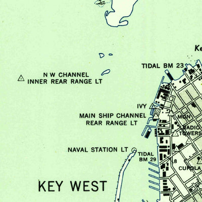 United States Geological Survey Key West, FL (1943, 24000-Scale) digital map