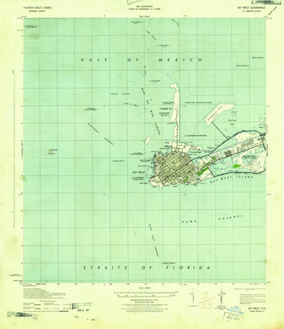 United States Geological Survey Key West, FL (1943, 25000-Scale) digital map