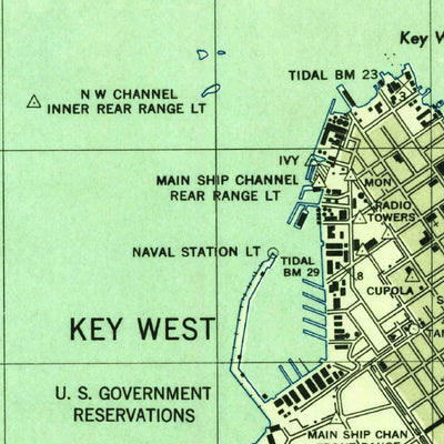 United States Geological Survey Key West, FL (1943, 25000-Scale) digital map