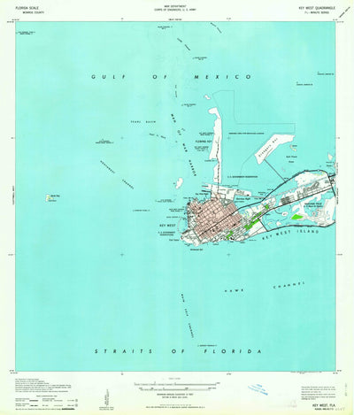 United States Geological Survey Key West, FL (1962, 24000-Scale) digital map