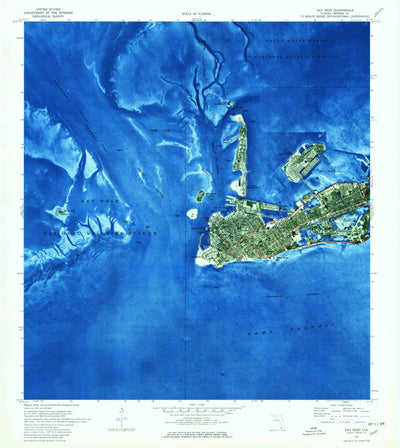 United States Geological Survey Key West, FL (1971, 24000-Scale) digital map