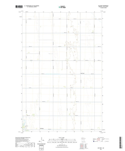 United States Geological Survey Key West, MN (2022, 24000-Scale) digital map