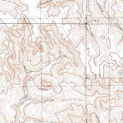 United States Geological Survey Keyapaha NW, SD (1982, 24000-Scale) digital map
