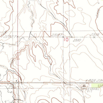 United States Geological Survey Keyapaha SE, SD (1982, 24000-Scale) digital map