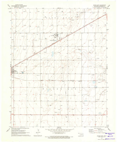 United States Geological Survey Keyes East, OK (1971, 24000-Scale) digital map
