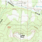 United States Geological Survey Keyes Mountain, OR (1988, 24000-Scale) digital map