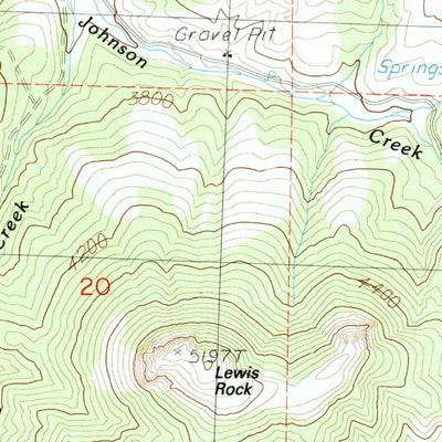 United States Geological Survey Keyes Mountain, OR (1988, 24000-Scale) digital map
