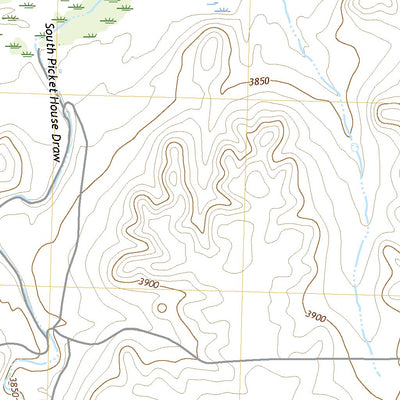 United States Geological Survey Keyes NW, OK (2022, 24000-Scale) digital map
