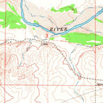 United States Geological Survey Keyes NW, OK-CO (1971, 24000-Scale) digital map