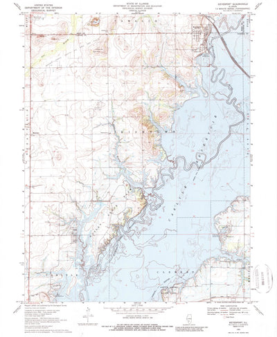United States Geological Survey Keyesport, IL (1969, 24000-Scale) digital map