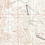 United States Geological Survey Keyhole Canyon, NV (1984, 24000-Scale) digital map