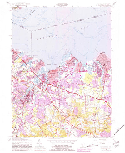 United States Geological Survey Keyport, NJ-NY (1954, 24000-Scale) digital map