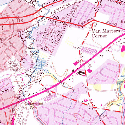 United States Geological Survey Keyport, NJ-NY (1954, 24000-Scale) digital map