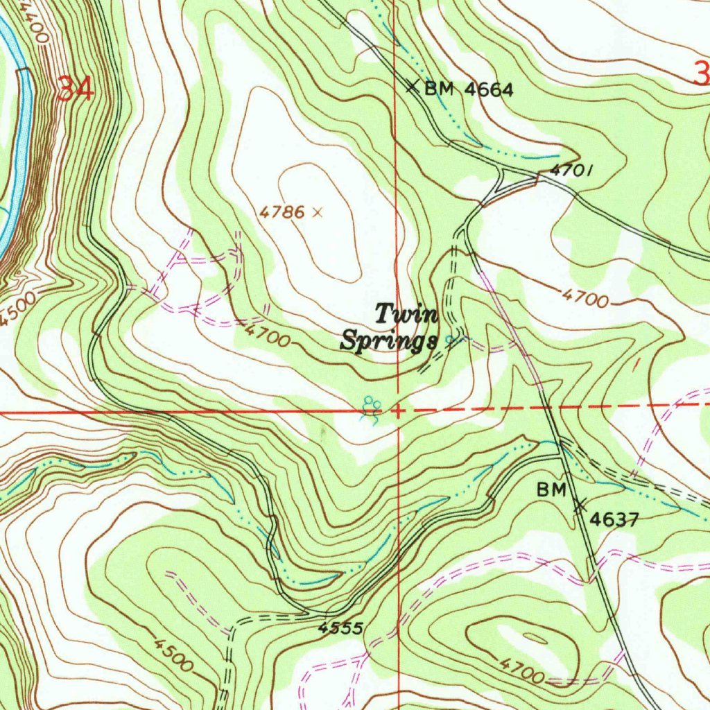Keys Creek, OR (1966, 24000-Scale) Map by United States Geological ...